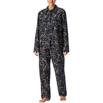 Schiesser Damespyjama, lang, badstof, warm, behaaglijk, feel-good-nachtkleding, Gesorteerd 1_183196, 42 Schiesser Damespyjama, lang, badstof, warm, behaaglijk, feel-good-nachtkleding, Gesorteerd 1_183196, 42