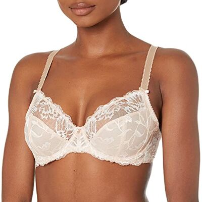 FANTASIE Aubree Underwire Side Support Bra Plunge-beha voor dames, Natuurkleuren/beige, 90H FANTASIE Aubree Underwire Side Support Bra Plunge-beha voor dames, Natuurkleuren/beige, 90H