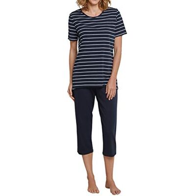 Schiesser Damen Schlafanzug Set 3/4 lang kurz Baumwolle Modal Nightwear Schiesser Damen Schlafanzug Set 3/4 lang kurz Baumwolle Modal Nightwear