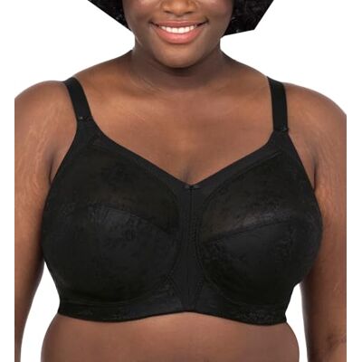 GODDESS Women's Verity draadloze zachte cup beha volledige dekking, zwart, 40J, Zwart, 90M GODDESS Women's Verity draadloze zachte cup beha volledige dekking, zwart, 40J, Zwart, 90M
