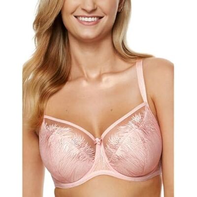 Gorteks Mable-B3 half gevoerde beha, geborduurd, comfortabel, 80 liter, roze, roze, 80L Gorteks Mable-B3 half gevoerde beha, geborduurd, comfortabel, 80 liter, roze, roze, 80L