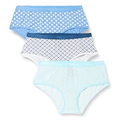 DIM Boxershorts voor dames, van katoen, kleuren en patronen, 3 stuks, meidoornroze DIM Boxershorts voor dames, van katoen, kleuren en patronen, 3 stuks, meidoornroze
