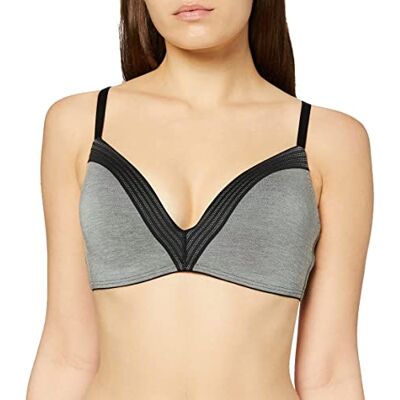 Sloggi Wow Embrace PU-beha voor dames, Black Combination, M Sloggi Wow Embrace PU-beha voor dames, Black Combination, M