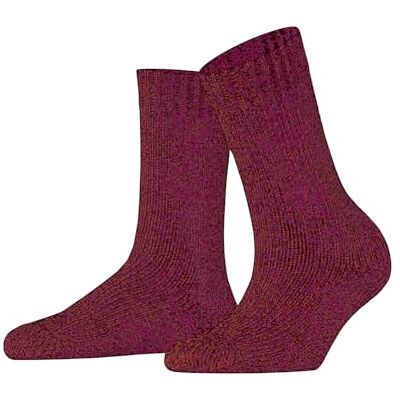 FALKE Dames Sokken Marble Cloud W So wol katoen gedessineerd 1 paar, Bruin Cayenne 5950, 35-38 FALKE Dames Sokken Marble Cloud W So wol katoen gedessineerd 1 paar, Bruin Cayenne 5950, 35-38