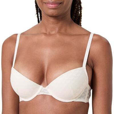 Giorgio Armani Woman's Allover Eagle MESH Push UP Verwijderbare Pads Wit 32B, Wit, 70B Giorgio Armani Woman's Allover Eagle MESH Push UP Verwijderbare Pads Wit 32B, Wit, 70B