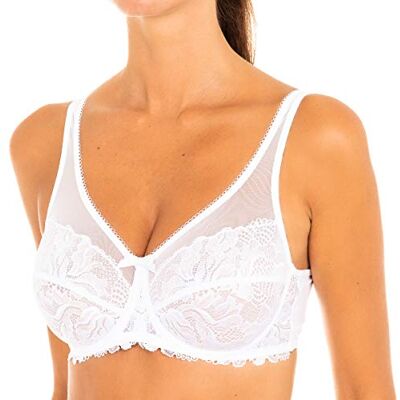 DIM Generous Essential Damesbeha met beugels, 1 stuk, Wit, 75C DIM Generous Essential Damesbeha met beugels, 1 stuk, Wit, 75C