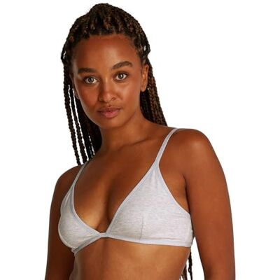 Tommy Hilfiger Dames TRIANGLE UW0UW05739, Grijs, L, Grijs (Warm Ice Grey Heather), L Tommy Hilfiger Dames TRIANGLE UW0UW05739, Grijs, L, Grijs (Warm Ice Grey Heather), L