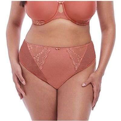 Elomi Dames Charley Taille Hoge Cut Leg Korte, Rosegold, XL Elomi Dames Charley Taille Hoge Cut Leg Korte, Rosegold, XL