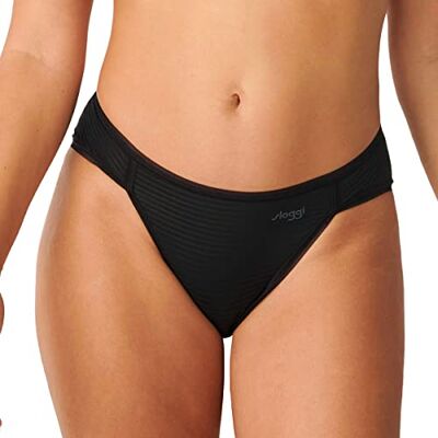 Sloggi Dames Ever Fresh Plus Tai Slip, zwart, S Sloggi Dames Ever Fresh Plus Tai Slip, zwart, S