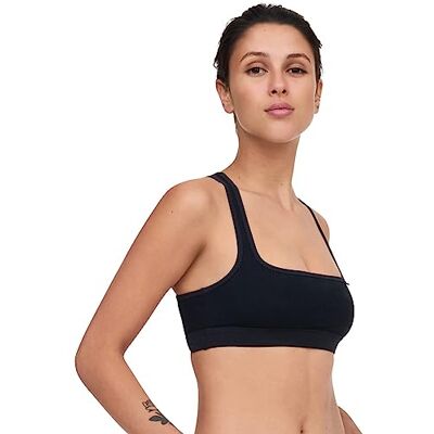 Chantelle Katoen Comfort Bralette voor dames, Zwart, L Chantelle Katoen Comfort Bralette voor dames, Zwart, L