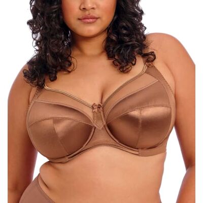 GODDESS Women's Plus Size Keira Underwire Banded Bra, Cinnamon, 36J GODDESS Women's Plus Size Keira Underwire Banded Bra, Cinnamon, 36J