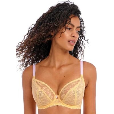 FREYA Offbeat beugelbeha voor dames, Citroen Fizz, 32G FREYA Offbeat beugelbeha voor dames, Citroen Fizz, 32G