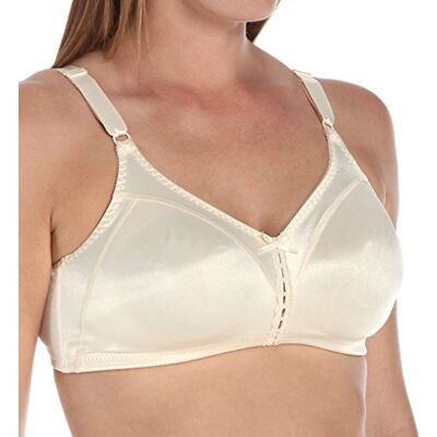 Bali Df3820 Draadloze BH met dubbele ondersteuning, Comfortsoft Beha met volledige dekking, Licht Beige, 95C Bali Df3820 Draadloze BH met dubbele ondersteuning, Comfortsoft Beha met volledige dekking, Licht Beige, 95C