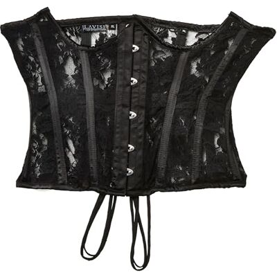 Daisy Tech Dames Korset, Zwart, XL Daisy Tech Dames Korset, Zwart, XL