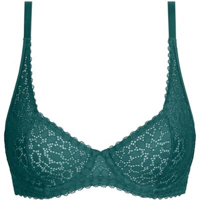 DIM Dagelijkse kanten beha voor dames beugel opengewerkte bloemenkant Ondersteuning en comfort DIM Dagelijkse kanten beha voor dames beugel opengewerkte bloemenkant Ondersteuning en comfort