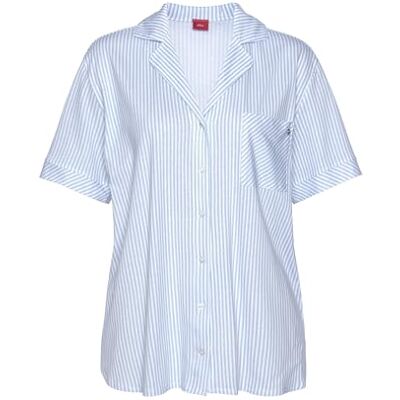 s.Oliver dames pyjama top, blauw gestreept, 40-42 s.Oliver dames pyjama top, blauw gestreept, 40-42