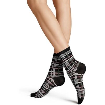 Hudson Dames Sokken Grid Fashion, Black 0005, 39-42 EU Hudson Dames Sokken Grid Fashion, Black 0005, 39-42 EU