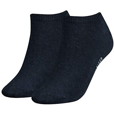 Tommy Hilfiger Onderbescherming en sokken (2 stuks) voor dames, Jeans, 39-42 EU Tommy Hilfiger Onderbescherming en sokken (2 stuks) voor dames, Jeans, 39-42 EU