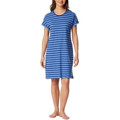 Schiesser Nachthemd voor dames, korte mouwen, zacht katoen, Bigshirt met zakken Nightwear, royal, 40 Schiesser Nachthemd voor dames, korte mouwen, zacht katoen, Bigshirt met zakken Nightwear, royal, 40
