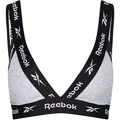 Reebok Dames BH Dotty Grijs Marl Base Layer Bottom, Grijs Marl, S Reebok Dames BH Dotty Grijs Marl Base Layer Bottom, Grijs Marl, S