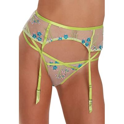OW INTIMATES Poppy string voor dames, G-String slipje, Grün, L, Groen, XS OW INTIMATES Poppy string voor dames, G-String slipje, Grün, L, Groen, XS