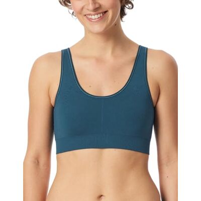 Schiesser Bustier naadloos Two Ways Casual Naadloos, Petrol_181101, XL Schiesser Bustier naadloos Two Ways Casual Naadloos, Petrol_181101, XL