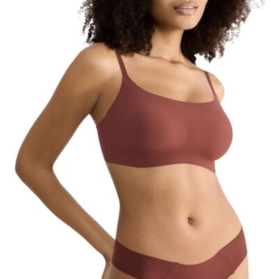 Sloggi Zero Feel 2.0 Ultra beha voor dames, Burnt Henna, L Sloggi Zero Feel 2.0 Ultra beha voor dames, Burnt Henna, L