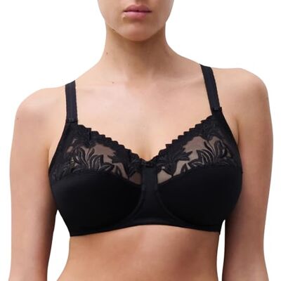Chantelle Amazone, zeer bedekkende beugelbeha, damesondergoed, zwart, 85E Chantelle Amazone, zeer bedekkende beugelbeha, damesondergoed, zwart, 85E