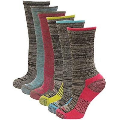Dickies Dri-tech Moisture Control Crew Socks Multipack, Grey Assort #2, 6-9 Dickies Dri-tech Moisture Control Crew Socks Multipack, Grey Assort #2, 6-9