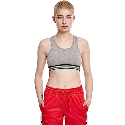 Urban Classics Sportbeha voor dames, meerkleurig taped beha Urban Classics Sportbeha voor dames, meerkleurig taped beha