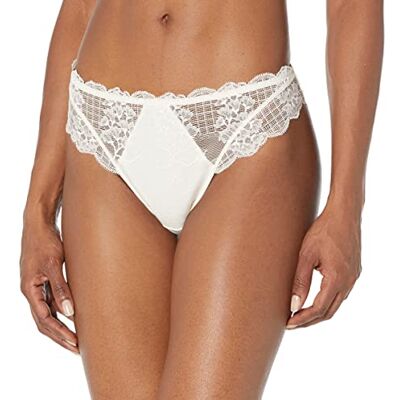 Simone Perele Braziliaanse slip met kant, droomroze, sakura, maat 4, Roze, 4 Simone Perele Braziliaanse slip met kant, droomroze, sakura, maat 4, Roze, 4