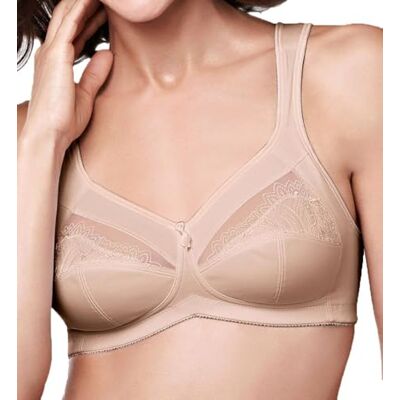Amoena Women's Isadora Wire-Free Full Figure Bra, Nude, 32B Amoena Women's Isadora Wire-Free Full Figure Bra, Nude, 32B