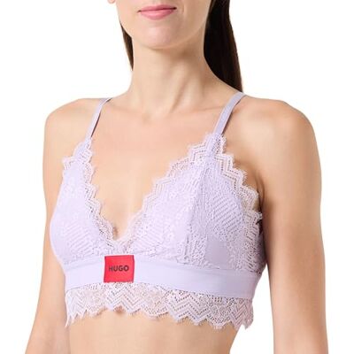 HUGO Driehoek Gewatteerde LACE Driehoek, Licht/Pastel Paars531, HUGO Driehoek Gewatteerde LACE Driehoek, Licht/Pastel Paars531,