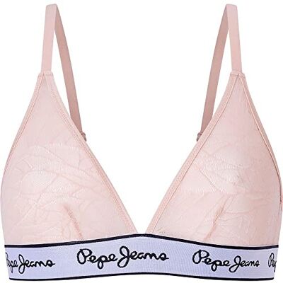 Pepe Jeans Dames Mesh BH, Nude, XL, Naakt, XL Pepe Jeans Dames Mesh BH, Nude, XL, Naakt, XL