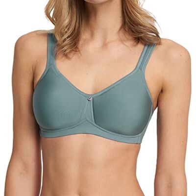 Susa Spacer-bh Ohne Bügel Catania Draadloze BH voor dames, Aqua Groen, 75A Susa Spacer-bh Ohne Bügel Catania Draadloze BH voor dames, Aqua Groen, 75A