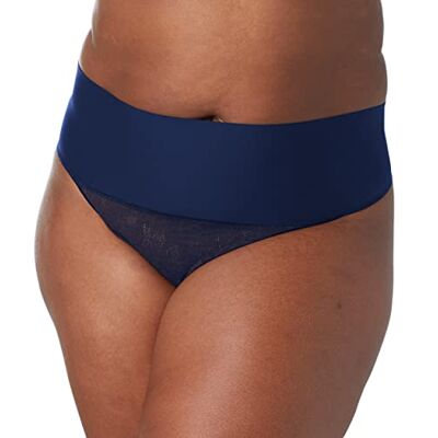 Maidenform Tame Your Tummy Shaping Lace Thong With Cool Comfort dames Taille shapewear Maidenform Tame Your Tummy Shaping Lace Thong With Cool Comfort dames Taille shapewear