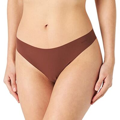 HUGO Braziliaanse lasergesneden slipje voor dames, Medium Brown210, XXL HUGO Braziliaanse lasergesneden slipje voor dames, Medium Brown210, XXL
