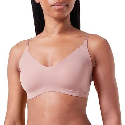 Sloggi Dames Zero Microfibre 2.0 H Bralette Top, Cacao, S Sloggi Dames Zero Microfibre 2.0 H Bralette Top, Cacao, S