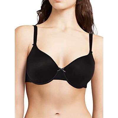 Chantelle Dames Day to Night Co Sg Coque Enveloppant Memory T-Shirt Bra, zwart, 80E Chantelle Dames Day to Night Co Sg Coque Enveloppant Memory T-Shirt Bra, zwart, 80E