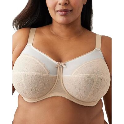 Wacoal Retro Chic Full Figure Underwire Bra dames Retro Chic Beugelbeha met volledige figuur Wacoal Retro Chic Full Figure Underwire Bra dames Retro Chic Beugelbeha met volledige figuur