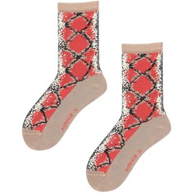 Hudson Dames Sok SNAKE Fashion Burnt Red 35-38, Burnt Red, 35-38 EU Hudson Dames Sok SNAKE Fashion Burnt Red 35-38, Burnt Red, 35-38 EU