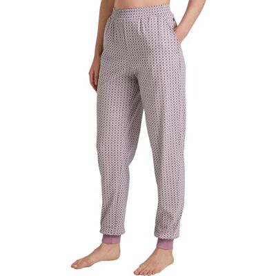 CALIDA Favourites Slaapbroek met zijzakken voor dames, van 100% katoen, elderberry, 48/50 NL CALIDA Favourites Slaapbroek met zijzakken voor dames, van 100% katoen, elderberry, 48/50 NL