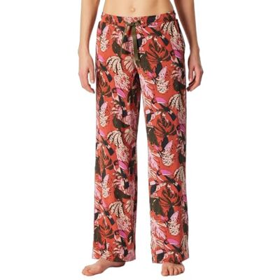 Schiesser Dames slaapbroek lange lounge Marlenecut Modal Mix + Relax, terracotta, 80 Schiesser Dames slaapbroek lange lounge Marlenecut Modal Mix + Relax, terracotta, 80