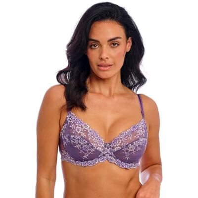 Wacoal Vrouwen Embrace Lace Onderdraad BH Volledige dekking, Grape Comp Mult, 38 E Wacoal Vrouwen Embrace Lace Onderdraad BH Volledige dekking, Grape Comp Mult, 38 E