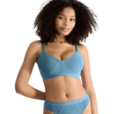Sloggi Dames Ever Ease P Bra, Provincial Blue, M Sloggi Dames Ever Ease P Bra, Provincial Blue, M