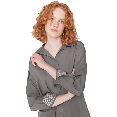 Trendyol Vrouw Plain Geweven Pyjama Set dames Pyjamaset (2-Pack) Trendyol Vrouw Plain Geweven Pyjama Set dames Pyjamaset (2-Pack)