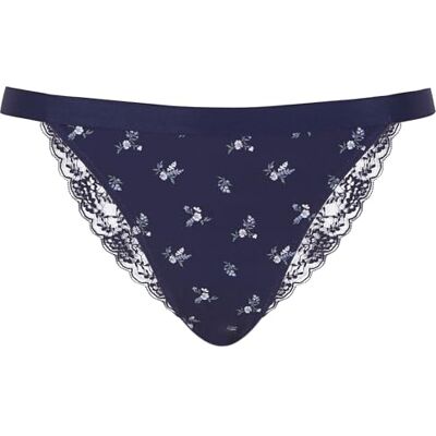 women'secret 4989315 damesslip, bedrukt, blauw, XS, blauwe print, XS women'secret 4989315 damesslip, bedrukt, blauw, XS, blauwe print, XS