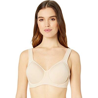 Wacoal Vrouwen volledige dekking sport beha, Zand, 90F Wacoal Vrouwen volledige dekking sport beha, Zand, 90F