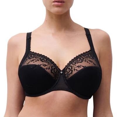 Chantelle Every Curve, zeer dekkende beugelbeha, damesondergoed, zwart, 70G Chantelle Every Curve, zeer dekkende beugelbeha, damesondergoed, zwart, 70G