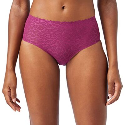 Sloggi Dames Zero Feel Lace 2.0 High Waist ondergoed, wijn (00YN), S Sloggi Dames Zero Feel Lace 2.0 High Waist ondergoed, wijn (00YN), S